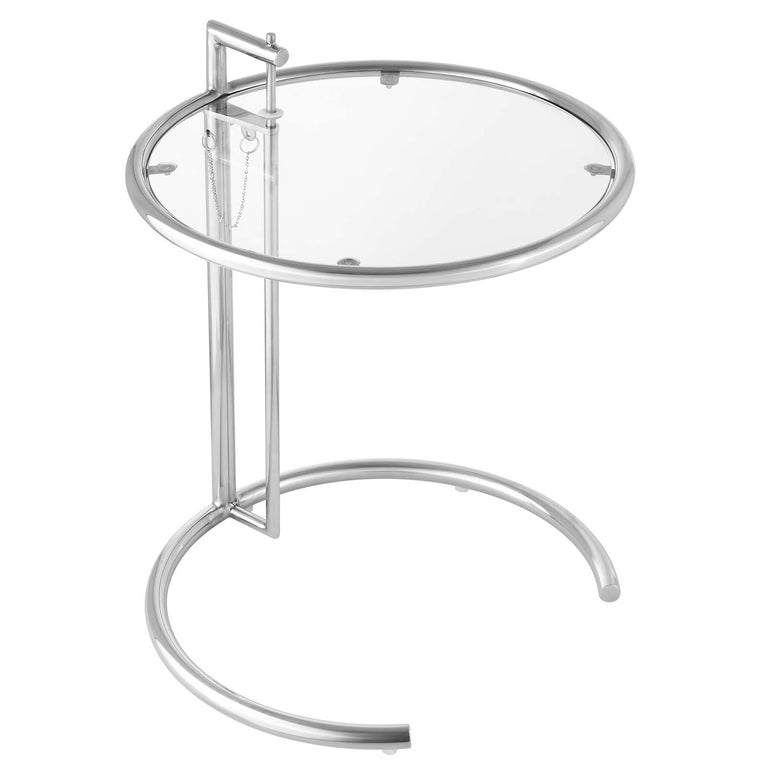 EILEEN GRAY METAL SIDE TABLE | LIVING ROOM
