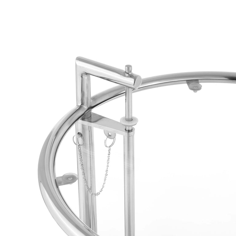 EILEEN GRAY METAL SIDE TABLE | LIVING ROOM