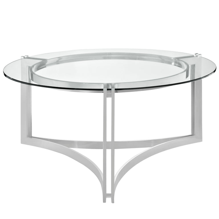 SIGNET STAINLESS STEEL COFFEE TABLE | LIVING ROOM