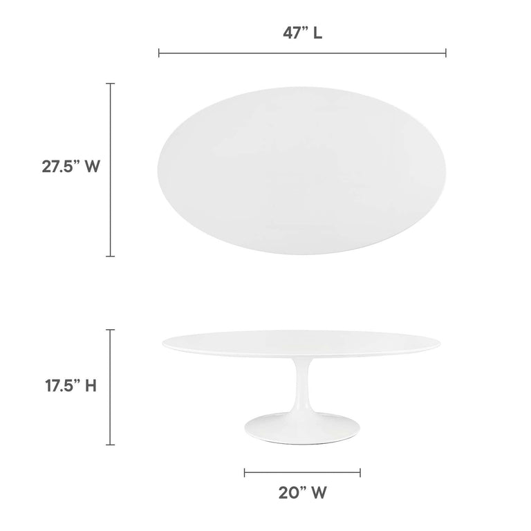 LIPPA WOOD OVAL COFFEE TABLE | LIVING ROOM