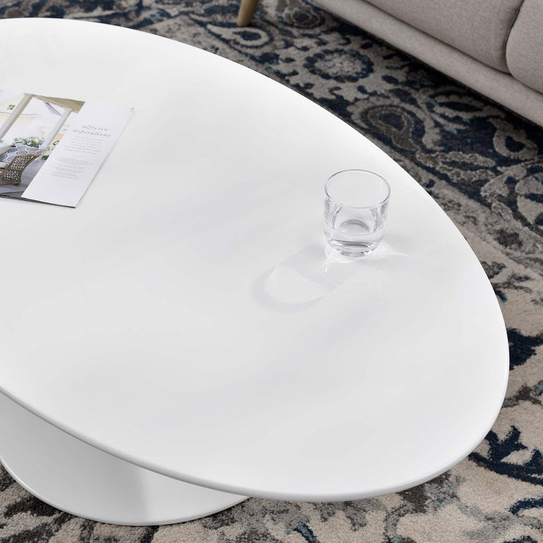 LIPPA WOOD OVAL COFFEE TABLE | LIVING ROOM