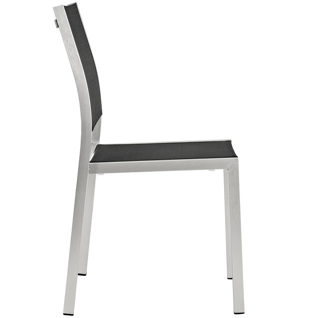 SHORE OUTDOOR PATIO ALUMINUM SIDE CHAIR