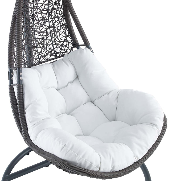 ABATE WICKER RATTAN OUTDOOR PATIO SWING CHAIR