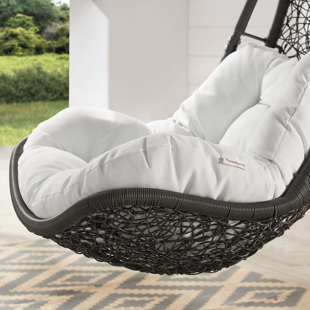ABATE WICKER RATTAN OUTDOOR PATIO SWING CHAIR