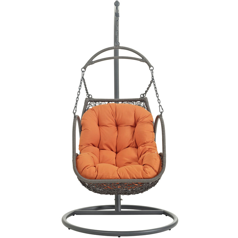 ARBOR OUTDOOR PATIO WOOD SWING CHAIR