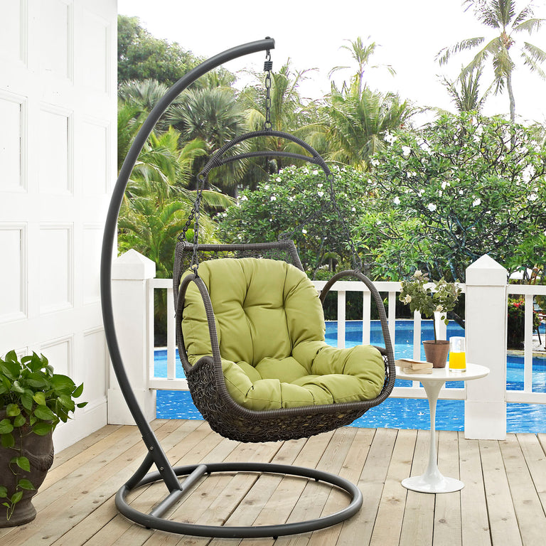 ARBOR OUTDOOR PATIO WOOD SWING CHAIR