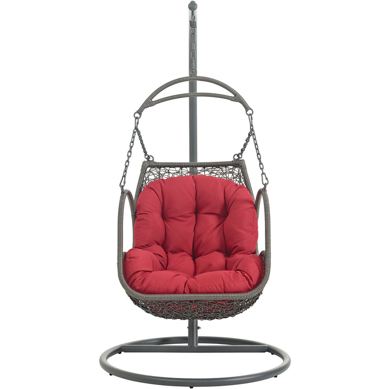 ARBOR OUTDOOR PATIO WOOD SWING CHAIR