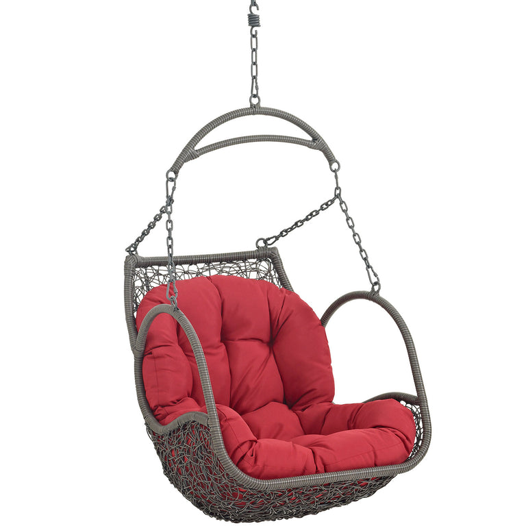ARBOR OUTDOOR PATIO WOOD SWING CHAIR