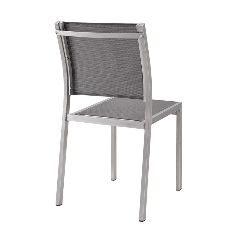 SHORE SIDE CHAIR OUTDOOR PATIO ALUMINUM SET OF 2