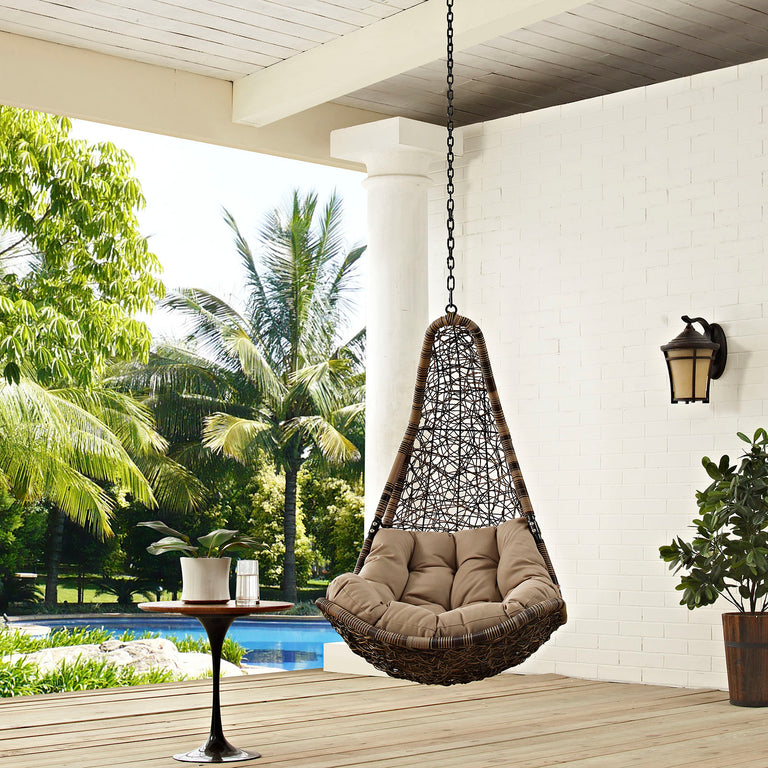 ABATE OUTDOOR PATIO SWING CHAIR WITHOUT STAND