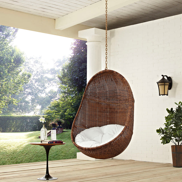 BEAN OUTDOOR PATIO SWING CHAIR WITHOUT STAND