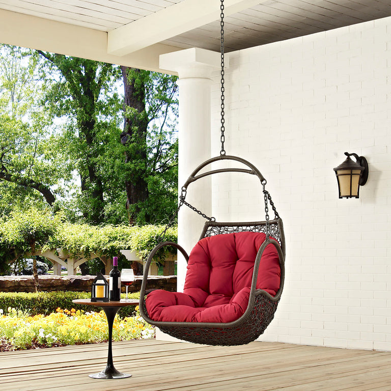 ARBOR OUTDOOR PATIO SWING CHAIR WITHOUT STAND