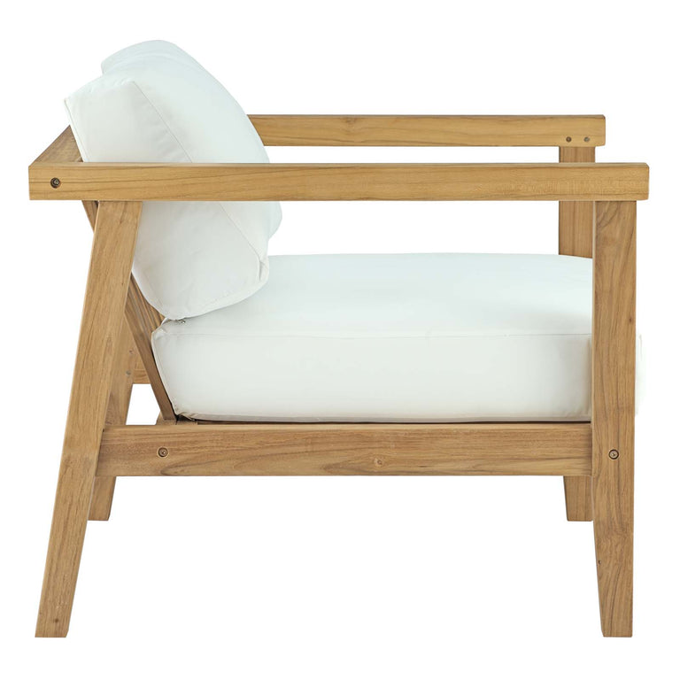 BAYPORT OUTDOOR PATIO TEAK ARMCHAIR