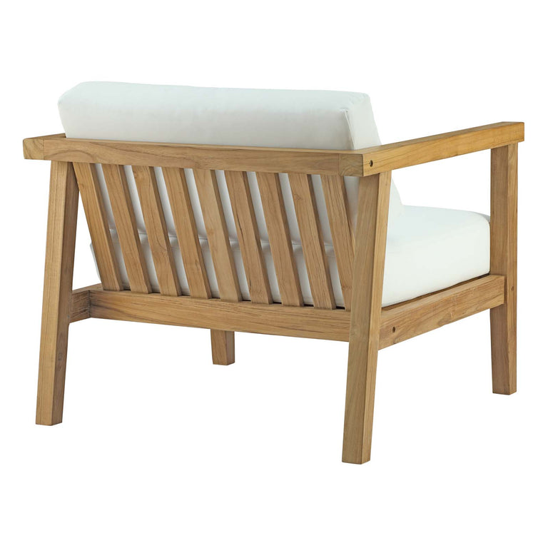 BAYPORT OUTDOOR PATIO TEAK ARMCHAIR