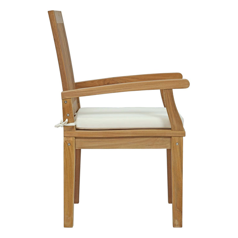 MARINA OUTDOOR PATIO TEAK DINING CHAIR