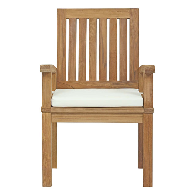 MARINA OUTDOOR PATIO TEAK DINING CHAIR