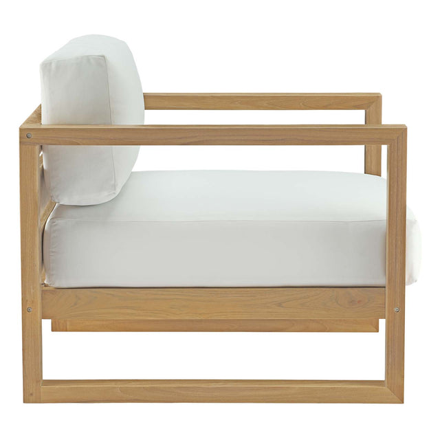 UPLAND OUTDOOR PATIO TEAK ARMCHAIR