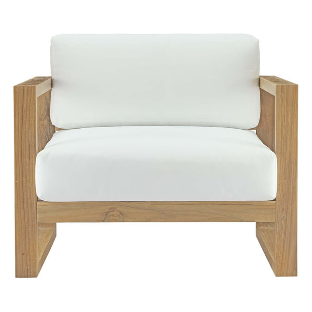 UPLAND OUTDOOR PATIO TEAK ARMCHAIR
