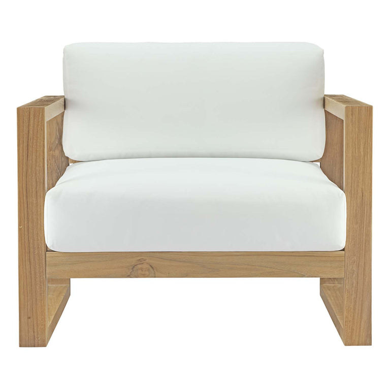 UPLAND OUTDOOR PATIO TEAK ARMCHAIR
