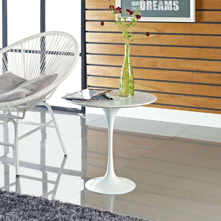 LIPPA MARBLE SIDE TABLE | LIVING ROOM