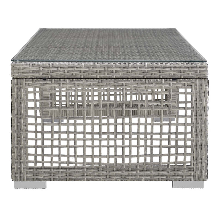 AURA RATTAN OUTDOOR PATIO COFFEE TABLE