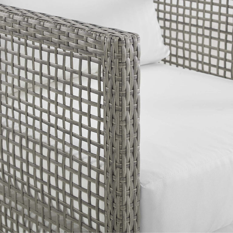 AURA OUTDOOR PATIO WICKER RATTAN SOFA