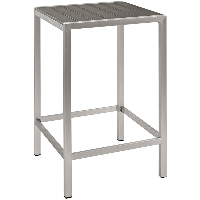 SHORE 3 PIECE OUTDOOR PATIO ALUMINUM PUB SET