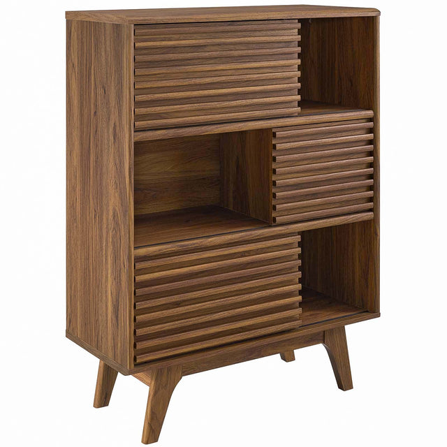 RENDER THREE-TIER DISPLAY STORAGE CABINET STAND | LIVING ROOM