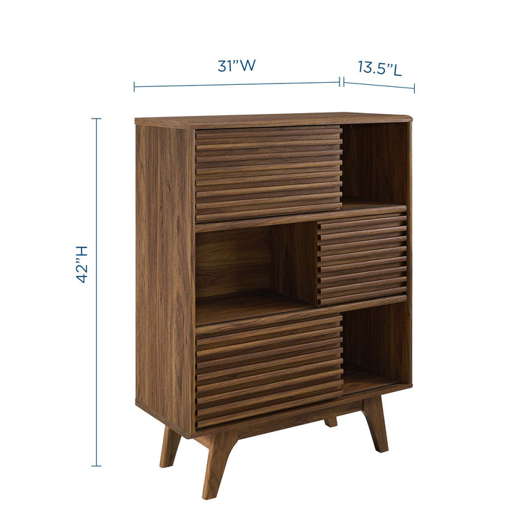 RENDER THREE-TIER DISPLAY STORAGE CABINET STAND | LIVING ROOM