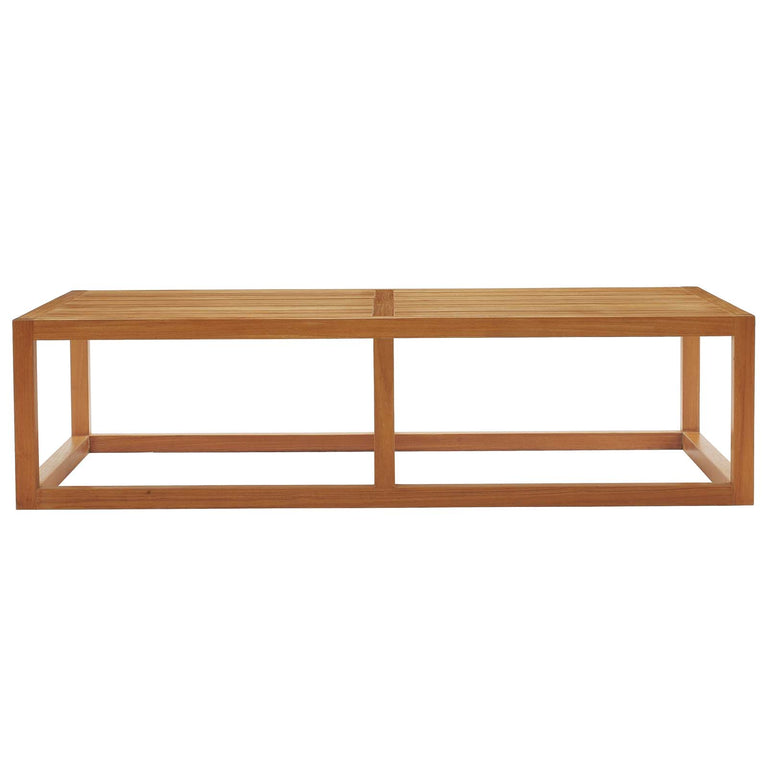 NEWBURY OUTDOOR PATIO PREMIUM GRADE A TEAK WOOD COFFEE TABLE