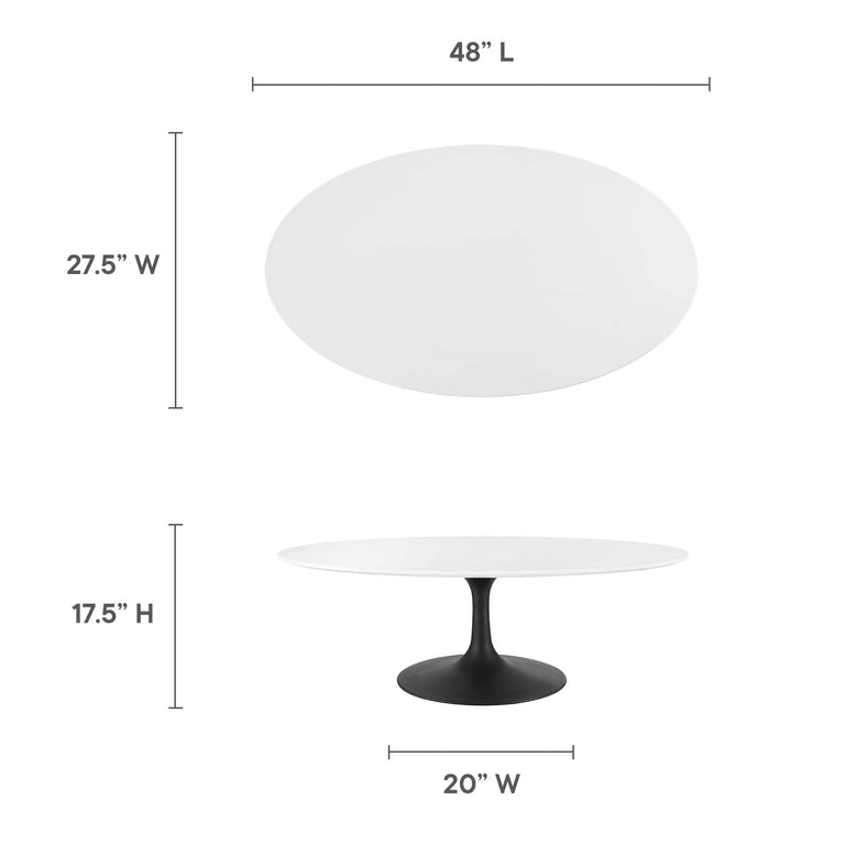 LIPPA WOOD OVAL COFFEE TABLE | LIVING ROOM