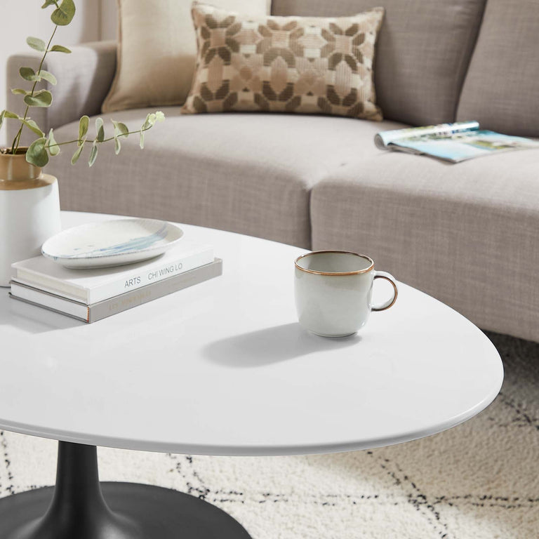 LIPPA WOOD OVAL COFFEE TABLE | LIVING ROOM