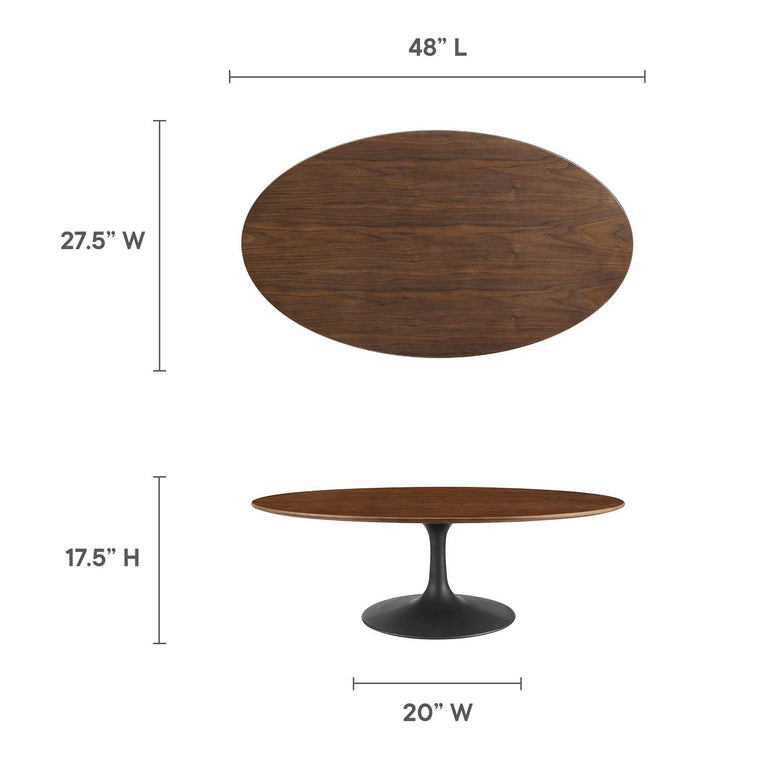 LIPPA WOOD OVAL COFFEE TABLE | LIVING ROOM