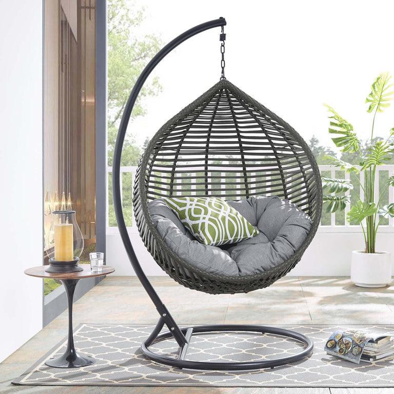 GARNER TEARDROP OUTDOOR PATIO SWING CHAIR