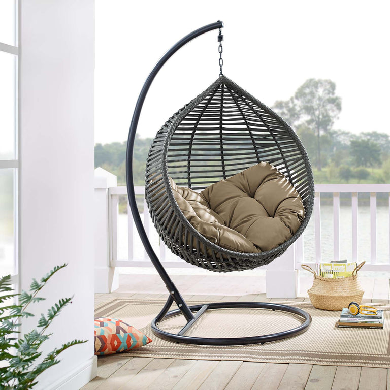 GARNER TEARDROP OUTDOOR PATIO SWING CHAIR