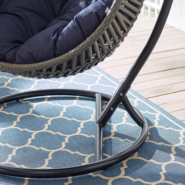 GARNER TEARDROP OUTDOOR PATIO SWING CHAIR