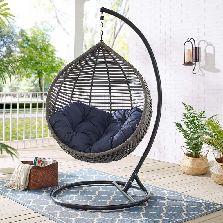 GARNER TEARDROP OUTDOOR PATIO SWING CHAIR