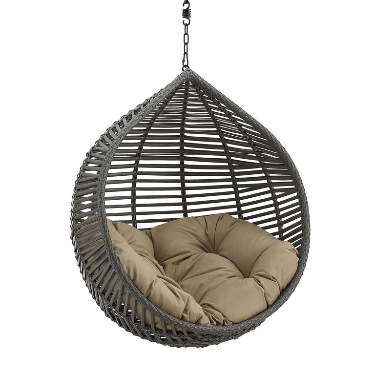 GARNER TEARDROP OUTDOOR PATIO SWING CHAIR WITHOUT STAND