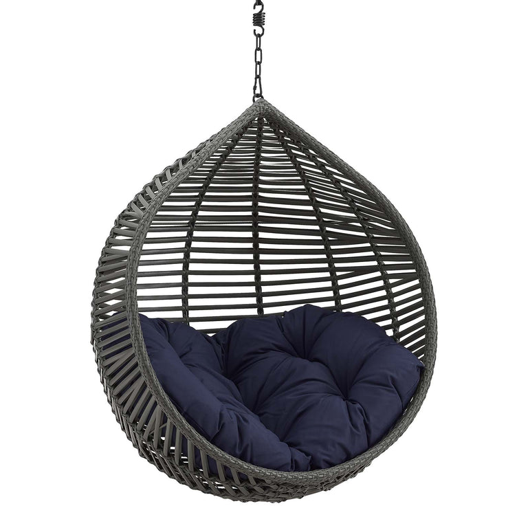 GARNER TEARDROP OUTDOOR PATIO SWING CHAIR WITHOUT STAND