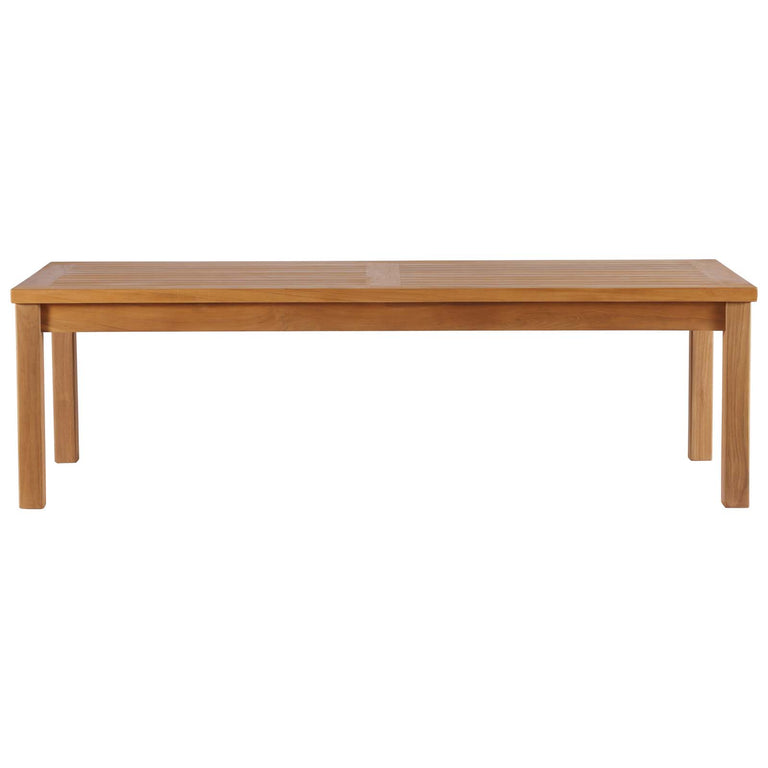 UPLAND OUTDOOR PATIO TEAK WOOD COFFEE TABLE