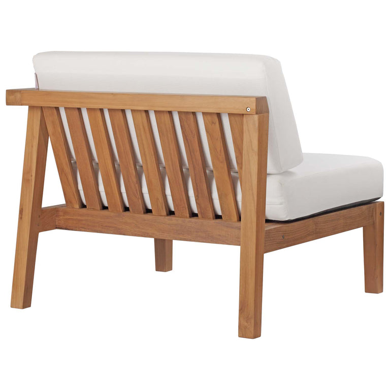 BAYPORT OUTDOOR PATIO TEAK WOOD 2-SEATER LOVESEAT