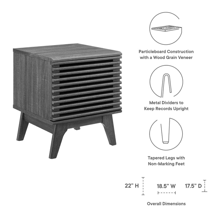 RENDER VINYL RECORD DISPLAY STAND | LIVING ROOM