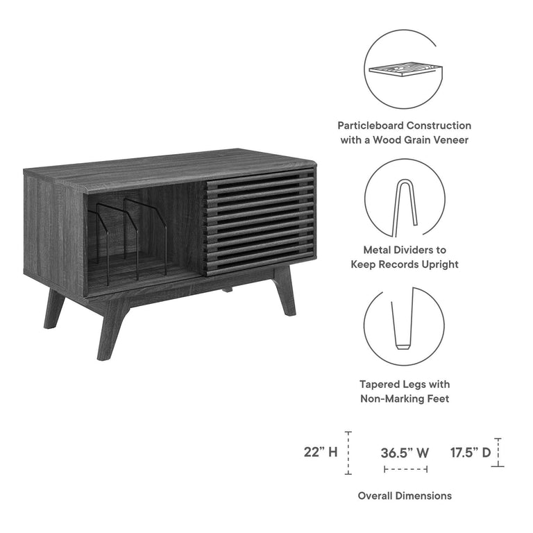 RENDER VINYL RECORD DISPLAY STAND | LIVING ROOM