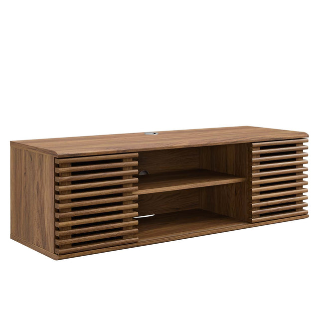 RENDER WALL-MOUNT MEDIA CONSOLE TV STAND | LIVING ROOM