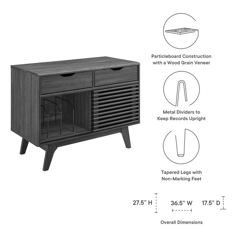 RENDER VINYL RECORD DISPLAY STAND | LIVING ROOM