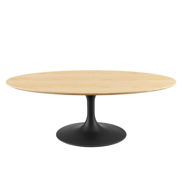 LIPPA WOOD OVAL COFFEE TABLE | LIVING ROOM