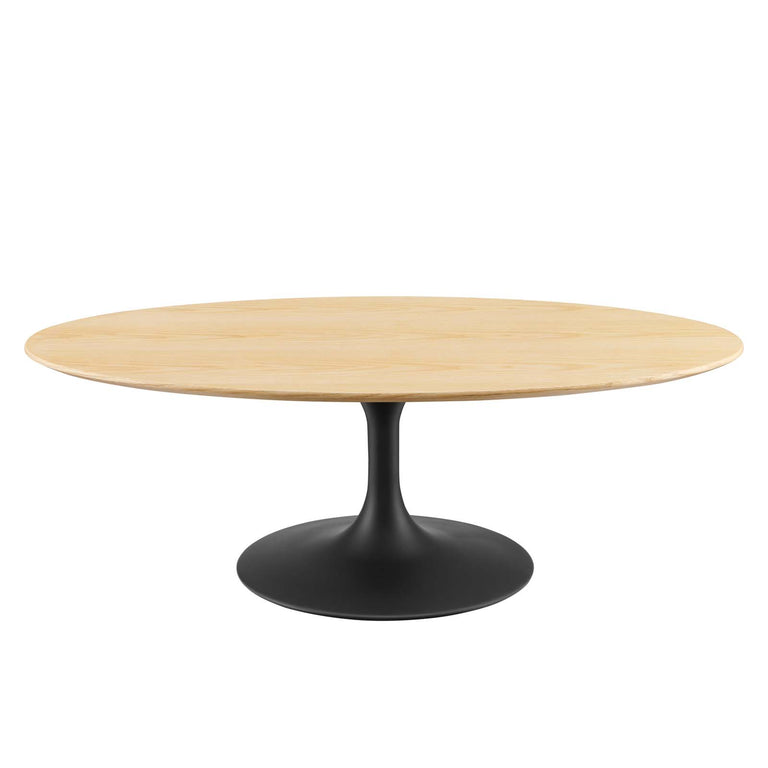 LIPPA WOOD OVAL COFFEE TABLE | LIVING ROOM
