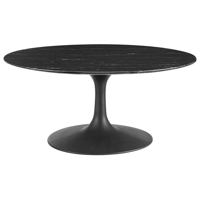 LIPPA ROUND FAUX MARBLE COFFEE TABLE | LIVING ROOM