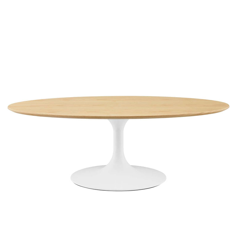 LIPPA WOOD OVAL COFFEE TABLE | LIVING ROOM