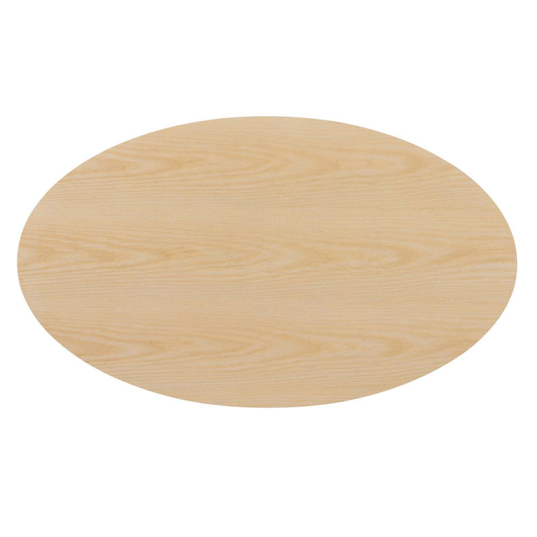 LIPPA WOOD OVAL COFFEE TABLE | LIVING ROOM